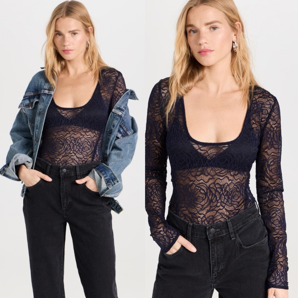 FREE PEOPLE | Intimately by FP In my Head Lace Bodysuit